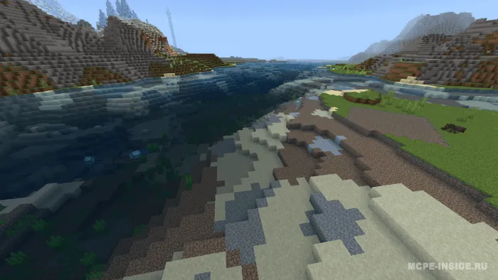 Toza suv — Minecraft shader, rasm 3