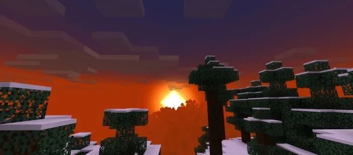 Oddiy grafika — Minecraft shader, rasm 1