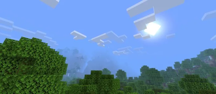 Oddiy grafika — Minecraft shader, rasm 3