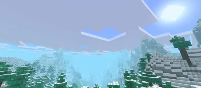 Eng yaxshi yoritish — Minecraft shader, rasm 1