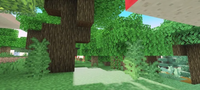 Yaxshilangan yoritish — Minecraft shader, rasm 2