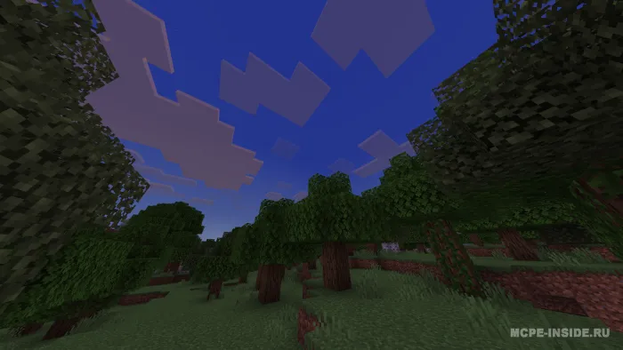 Yaxshilangan osmon — Minecraft shader, rasm 3