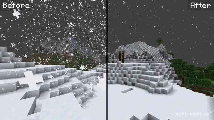 Yaxshilangan ob-havo — Minecraft shader, rasm 1