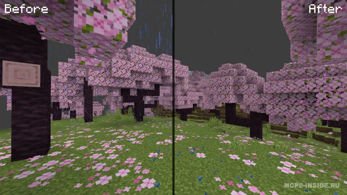 Yaxshilangan ob-havo — Minecraft shader, rasm 4