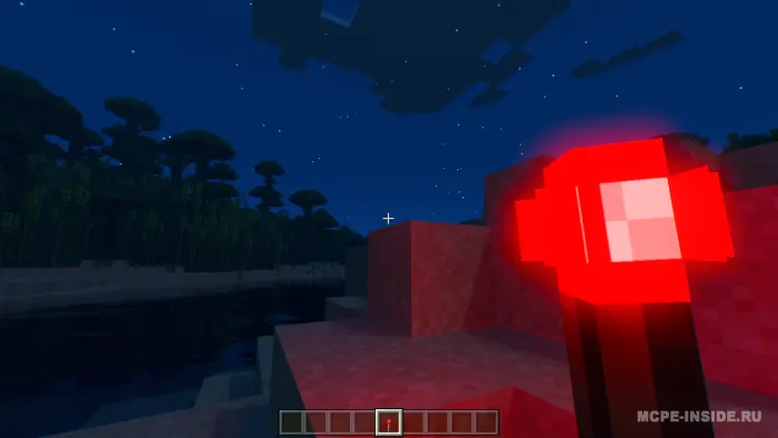 3D nur sochuvchi buyumlar — Minecraft shader, rasm 1