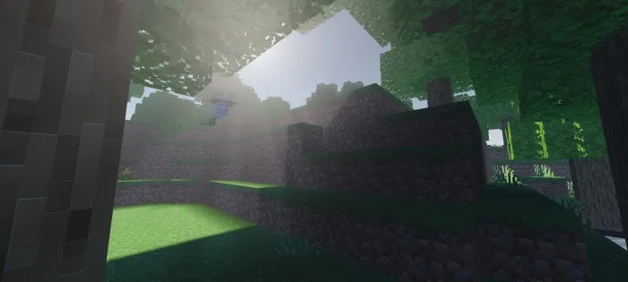 Voksel shader — Minecraft shader, rasm 1