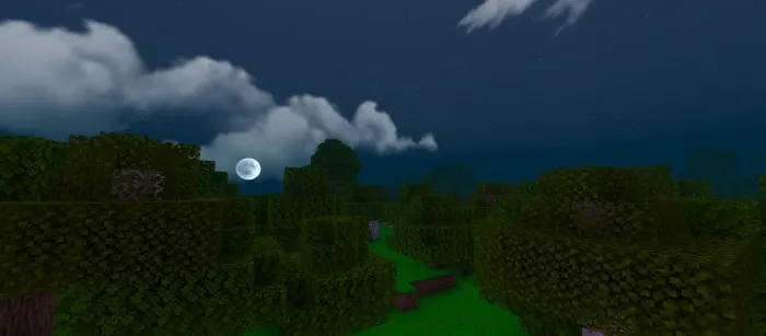 Bulutlar — Minecraft shader, rasm 2