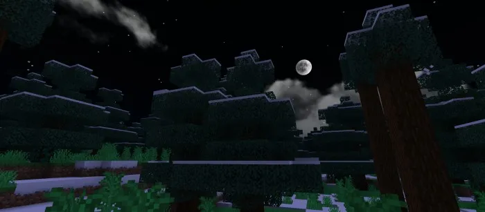 Bulutlar — Minecraft shader, rasm 4