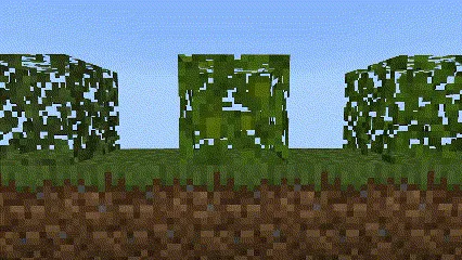 O'tlar, barglar va o'simliklar animatsiyasi — Minecraft shader, rasm 4