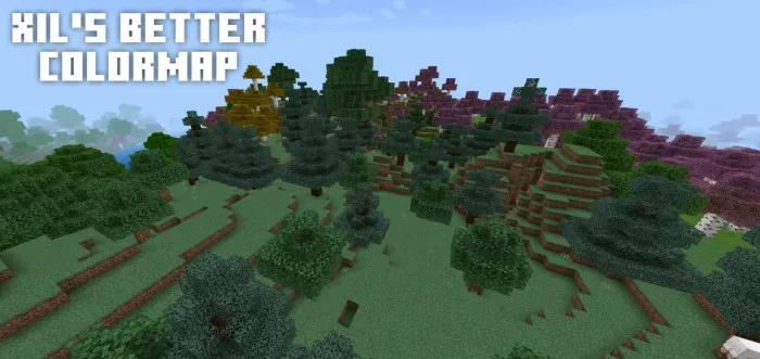 Yaxshilangan ranglar xaritasi — Minecraft shader, rasm 2