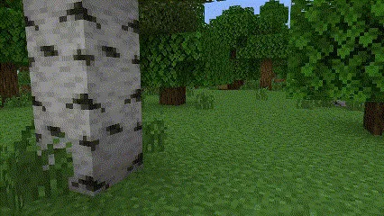 Aniq va animatsiyali o'tlar — Minecraft shader, rasm 1