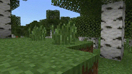 Aniq va animatsiyali o'tlar — Minecraft shader, rasm 2