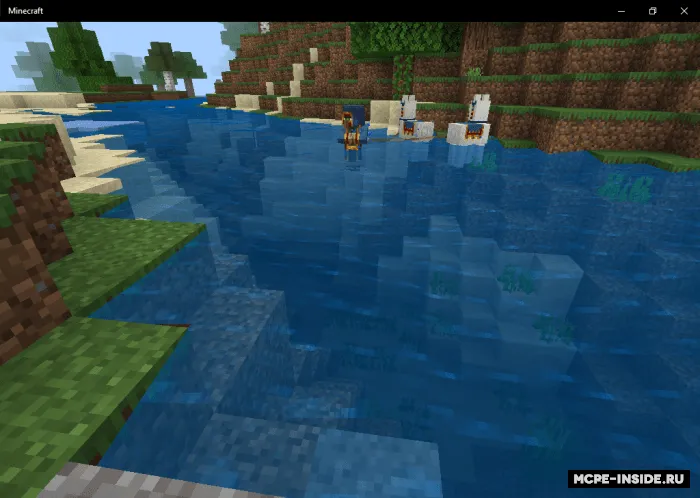 Suv animatsiyasi — Minecraft shader, rasm 1