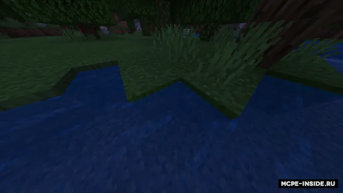 Barglar va o'tlar animatsiyasi — Minecraft shader, rasm 1