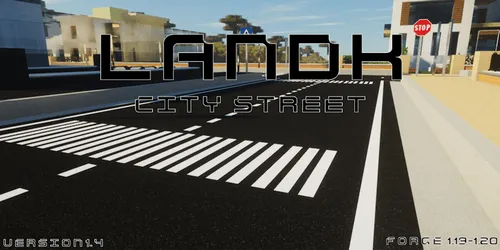 Landk city streets — Minecraft mod, rasm 1