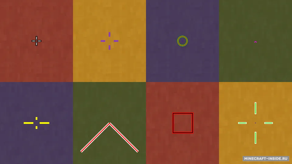 Custom Crosshair — Minecraft mod, rasm 5