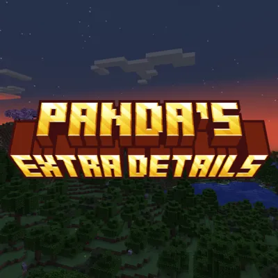 Panda's Extra Details — Minecraft mod, rasm 1