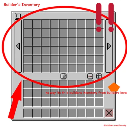 Builder's Inventory — Minecraft mod, rasm 1