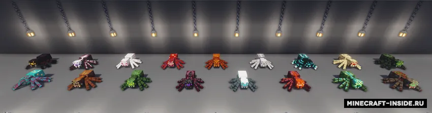 Nebulus new spiders — Minecraft mod, rasm 2