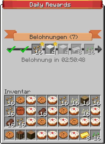 Daily Rewards — Minecraft mod, rasm 3