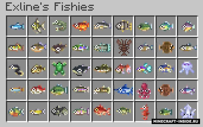 Exline's Fishing — Minecraft mod, rasm 2