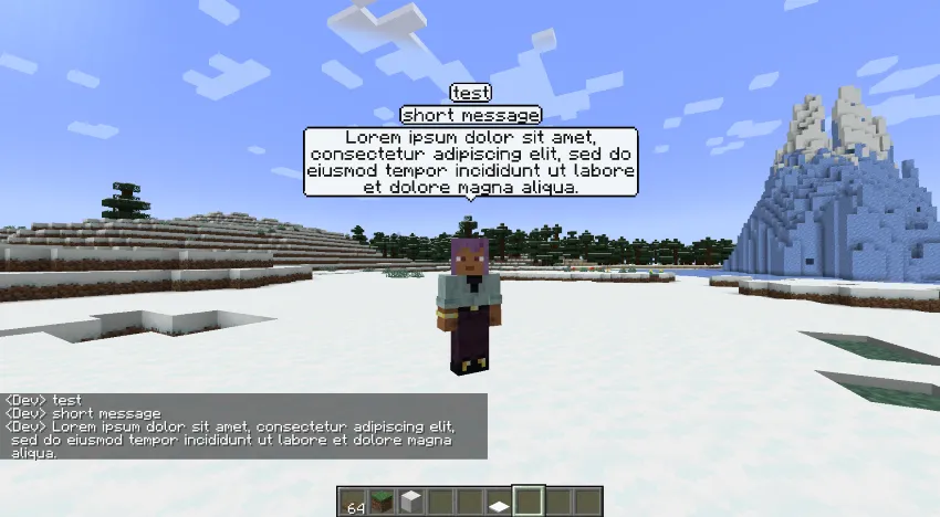 Talk Balloons — Minecraft mod, rasm 2