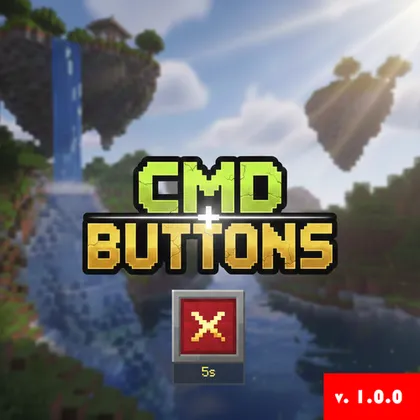 CMD Button — Minecraft mod, rasm 1