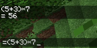 ChatCalculator — Minecraft mod, rasm 3