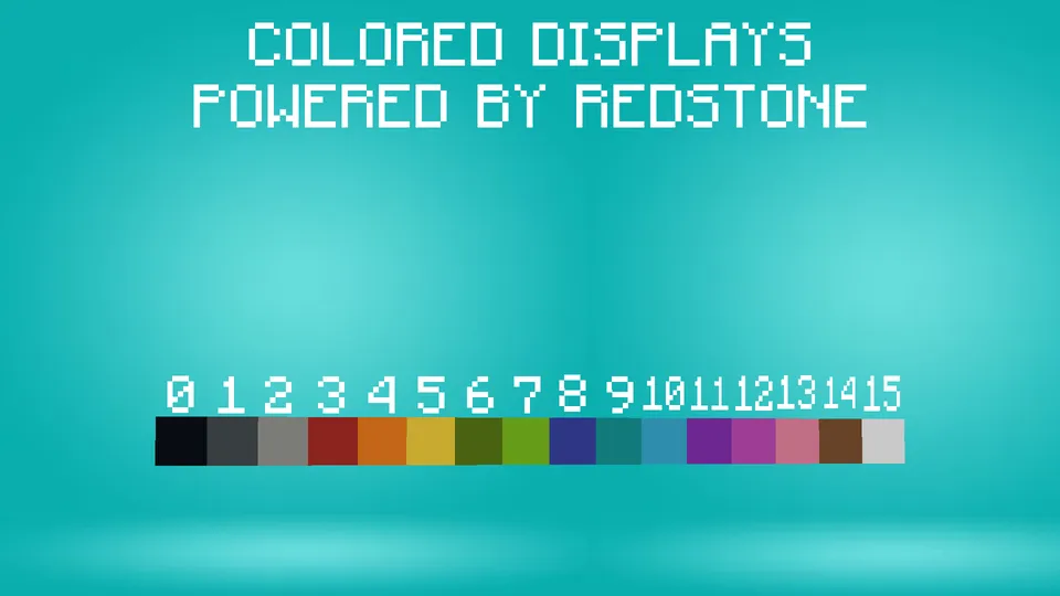 Colored Displays! — Minecraft mod, rasm 2