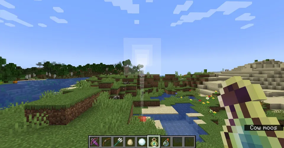 Trajectory Estimation — Minecraft mod, rasm 3