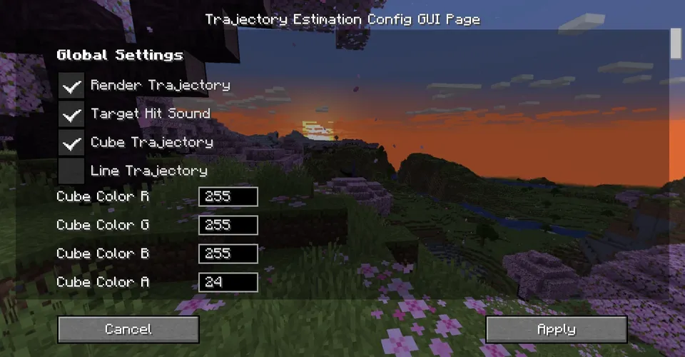 Trajectory Estimation — Minecraft mod, rasm 8