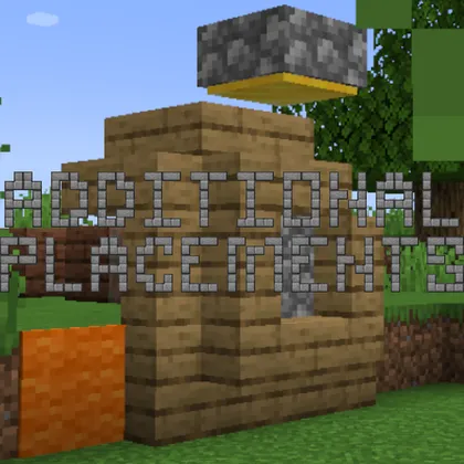 Additional Placements — Minecraft mod, rasm 1
