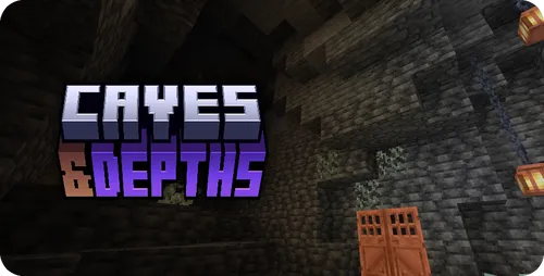 Deeper Caves (Caves & Depths) — Minecraft mod, rasm 1