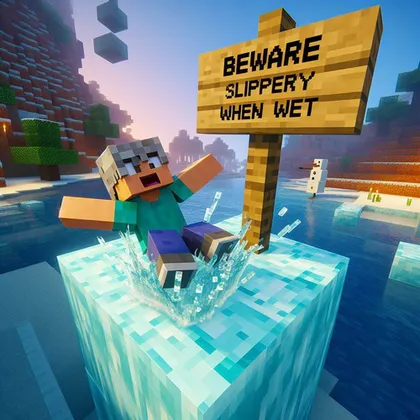 Slippery Steps — Minecraft mod, rasm 1