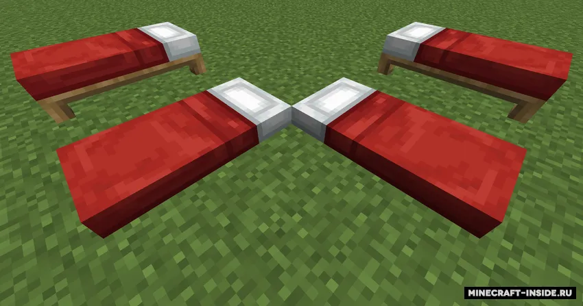 Floor Beds — Minecraft mod, rasm 2