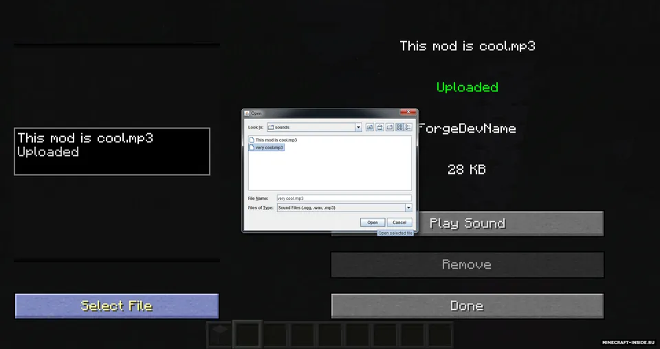 Sounds Cool — Minecraft mod, rasm 3