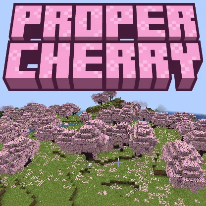 Proper Cherry Backport — Minecraft mod, rasm 1