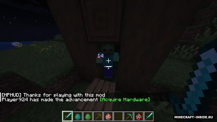 HPHUD — Minecraft mod, rasm 2