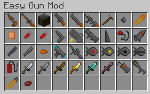 Easy Guns — Minecraft mod, rasm 2