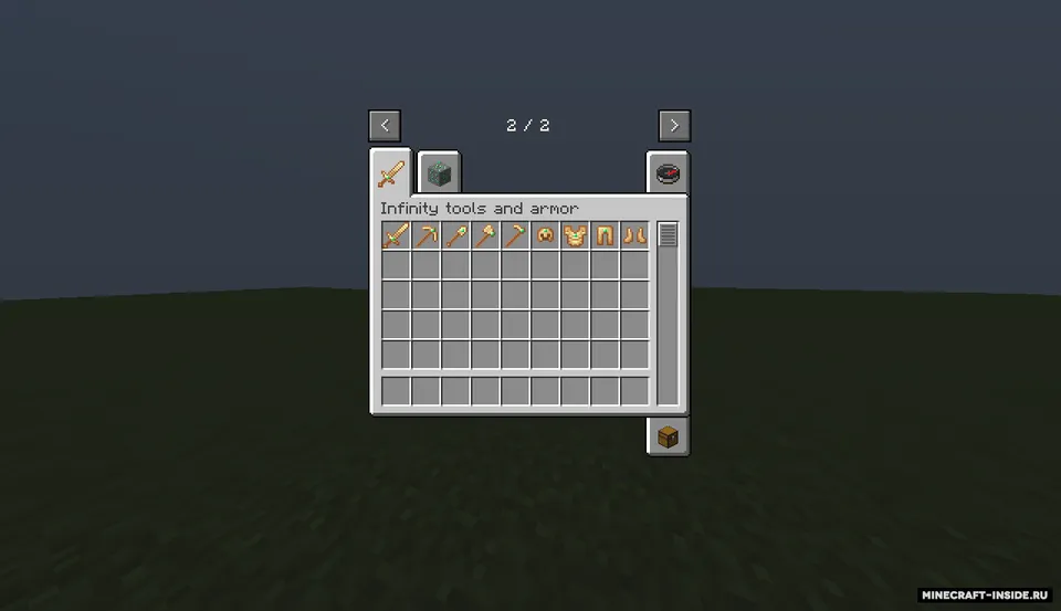 Infinity tools and armor — Minecraft mod, rasm 2