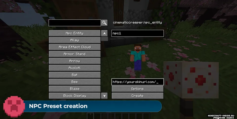 CinematicCreeper — Minecraft mod, rasm 2