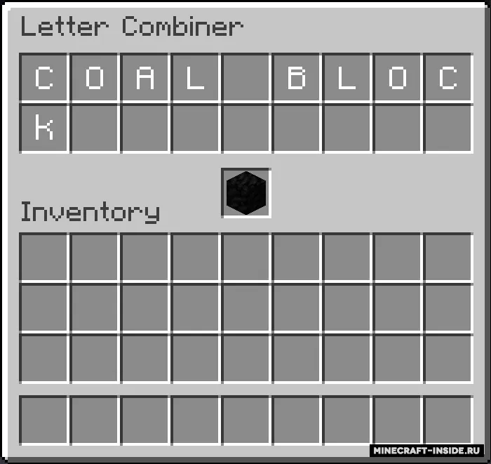 LetterCraft — Minecraft mod, rasm 2