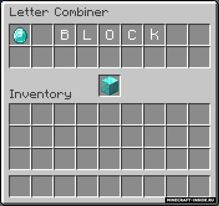 LetterCraft — Minecraft mod, rasm 3