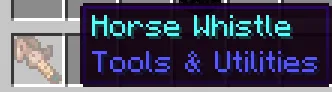 Horse Whistle — Minecraft mod, rasm 5
