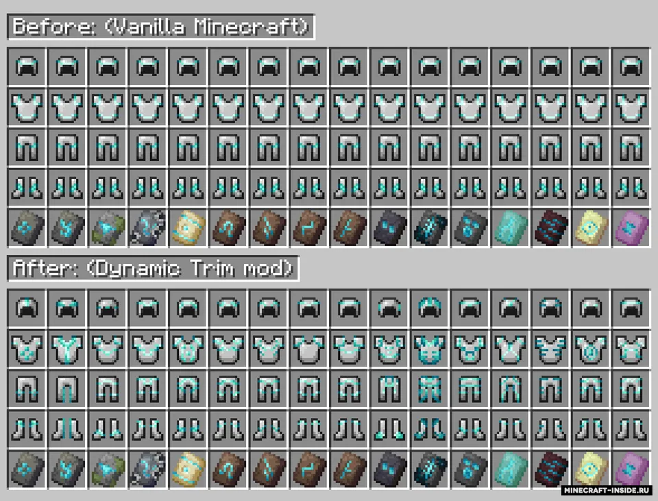 Dynamic Trim — Minecraft mod, rasm 2