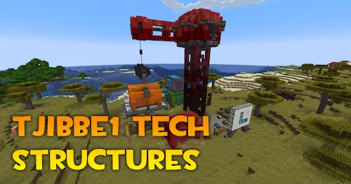 Tjibbe1 Tech Structures — Minecraft mod, rasm 1