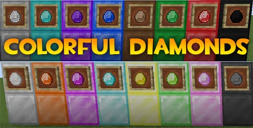 Colorful Diamonds — Minecraft mod, rasm 1