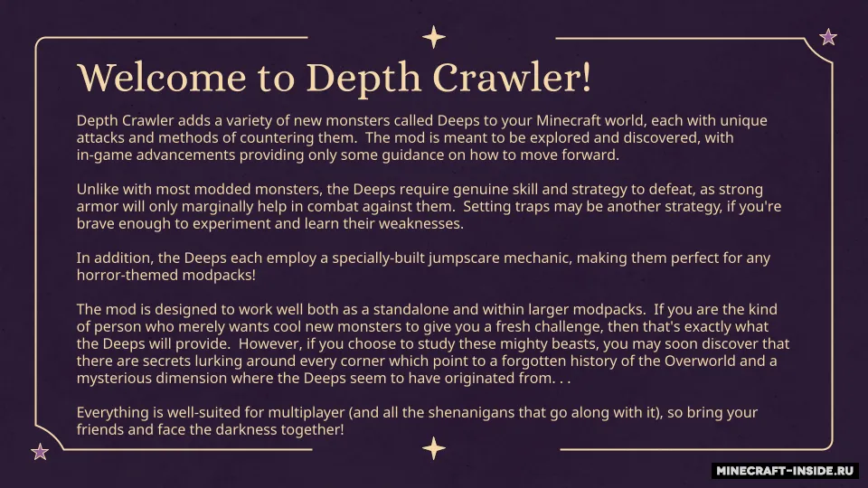 Depth Crawler — Minecraft mod, rasm 3