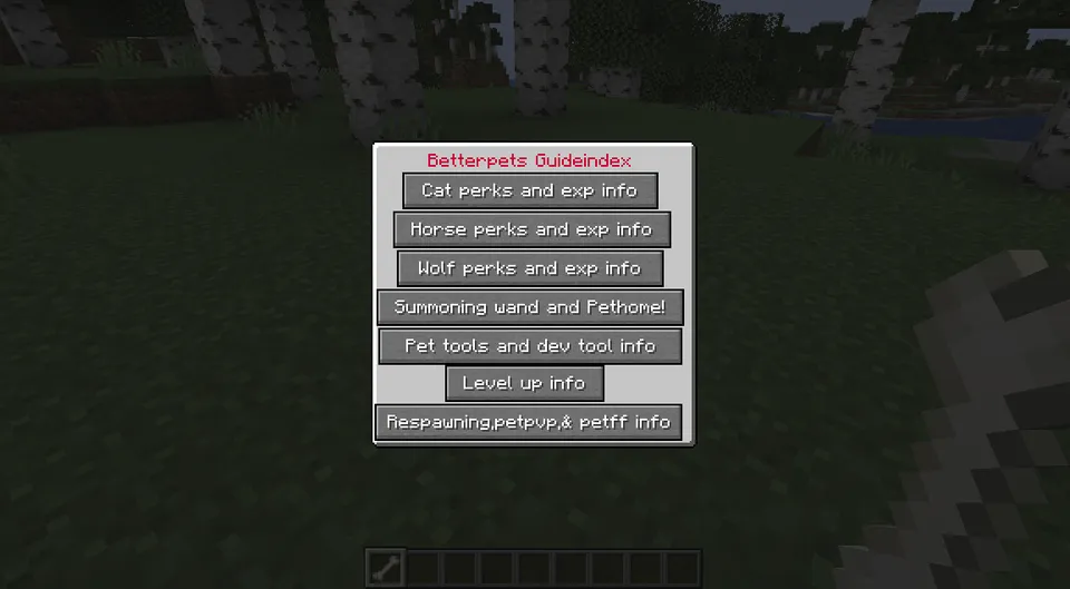 Betterpets — Minecraft mod, rasm 3