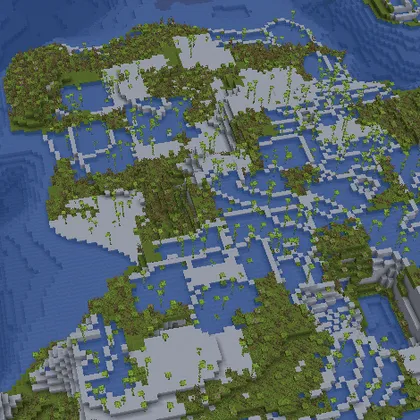Surface Lush Caves — Minecraft mod, rasm 1
